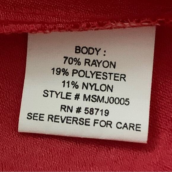 Elementz Blouse Jacket Shacket Orange Coral Shimmer Roll Tab Sleeves Large - Picture 11 of 13